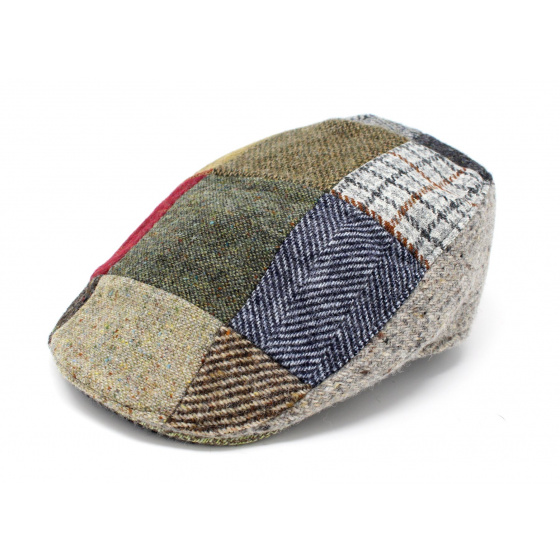 Winter Patchwork Flat Cap - Hanna Hats Winter Patchwork Flat Cap - Hanna Hats