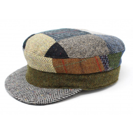 Malahide Patchwork Sailor Cap - Hanna Hats