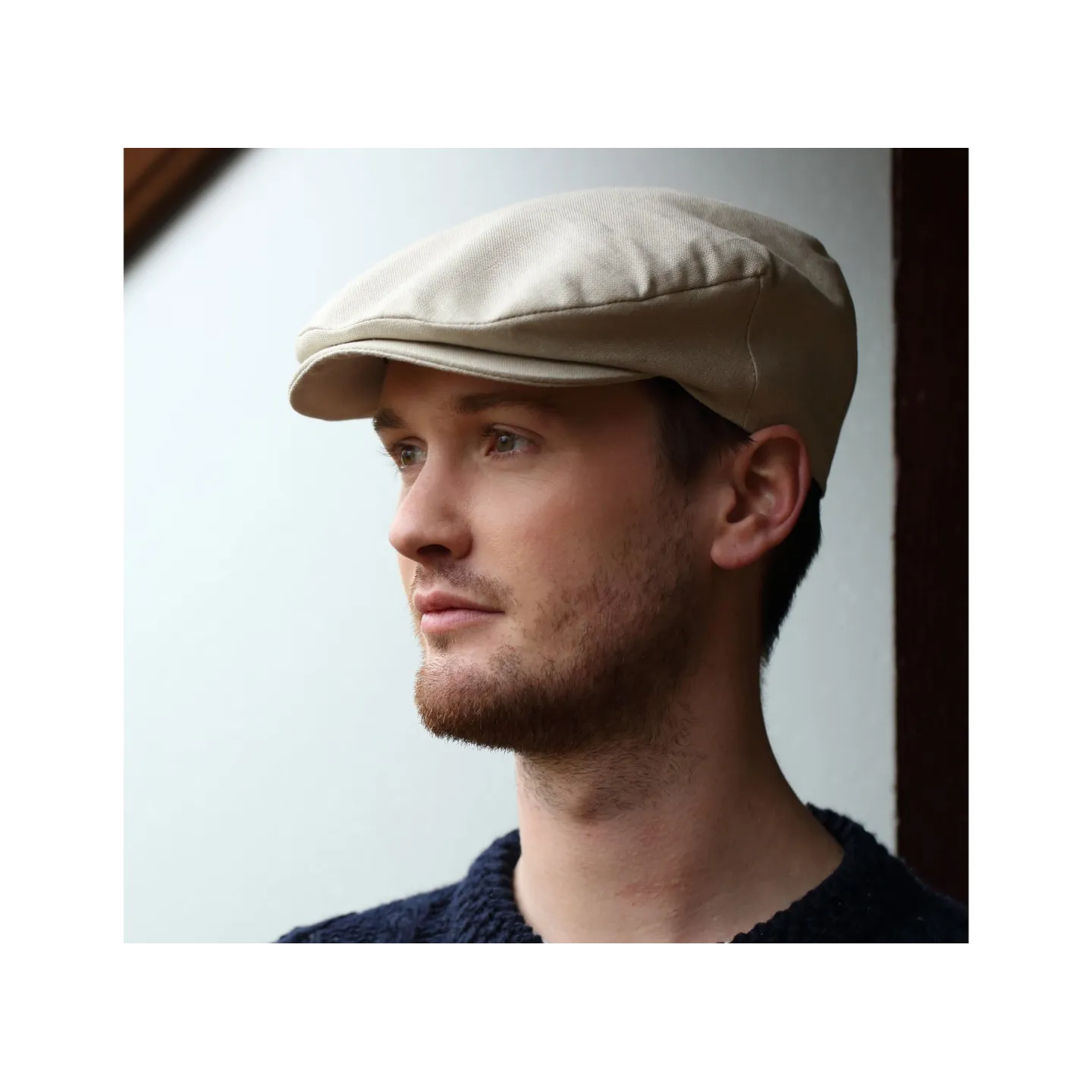 Vintage Linen Flat Cap - Hanna hats