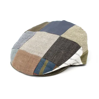 casquette plate patchwork ete - casquette ete Reference : 2311 | Chapellerie Traclet