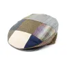 summer patchwork flat cap - summer cap Reference: 2311 | Traclet Hat Shop