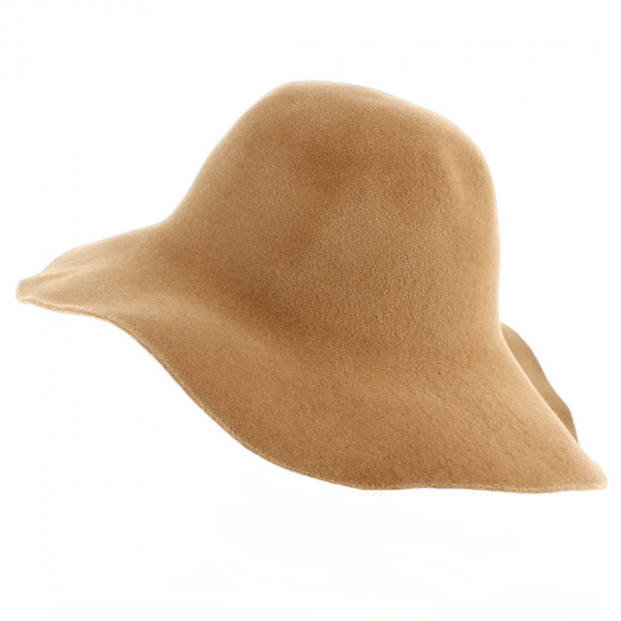 Fionista Wool Felt Wide-Brimmed Hat - Kopka