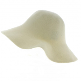 Fionista Wool Felt Wide-Brimmed Hat - Kopka