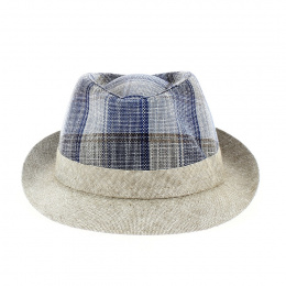 copy of Trilby Tropea Linen Beige Trilby Hat - Traclet