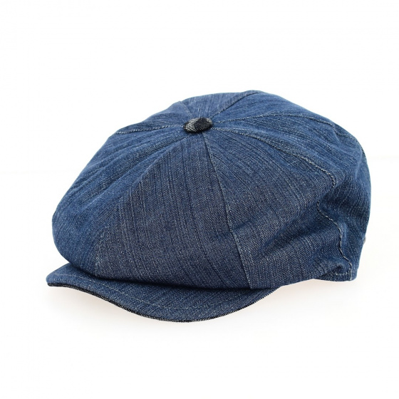 8-panel blue jeans cap size 57