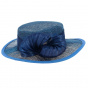 Chapeau de Cérémonie Sidonie Bleu Dur - Traclet