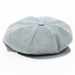 8-panel summer cap blue/gray
