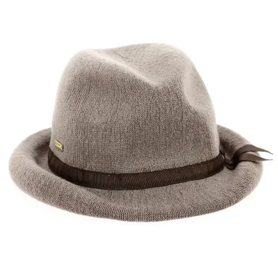 Brown Kangol Trilby Reference: 12440 | Traclet Hat Shop