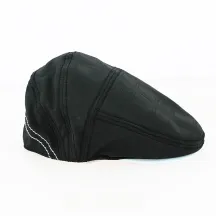 Casquette plate noir keyone Reference : 12443 | Chapellerie Traclet