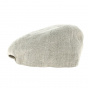 Calabria Duck Bill Linen Cap in Beige - Traclet