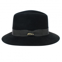 Indiana Jones Traveller Hat Black Fur Felt - Crambes
