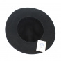 Laurent Black Fur Felt Homburg Hat - Traclet