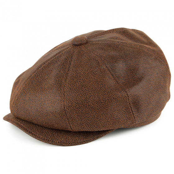 8-Panel Vintage Leather Cap 8-Panel Vintage Leather Cap