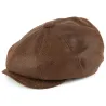 Casquette forme 8 Côtes Cuir Vieilli