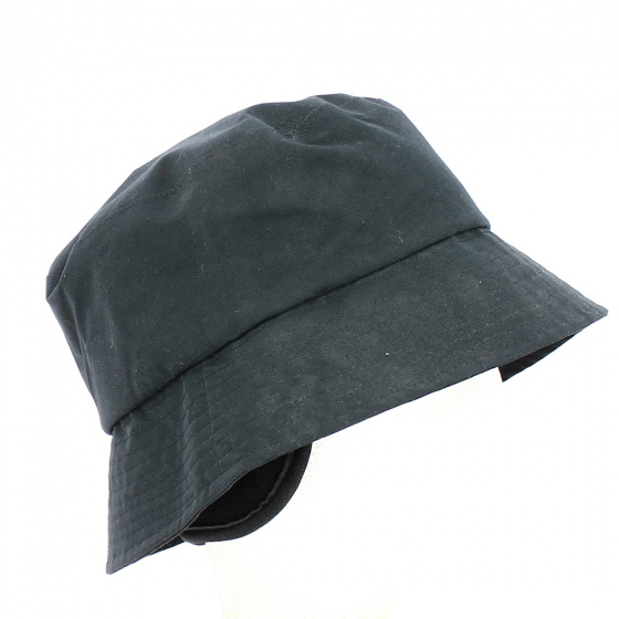 Gore-Tex Leader Bucket Hat with Ear Flaps Black - Pipolaki