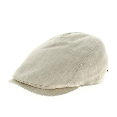 Bec de Canard Bang Sable Linen Cap - MTM