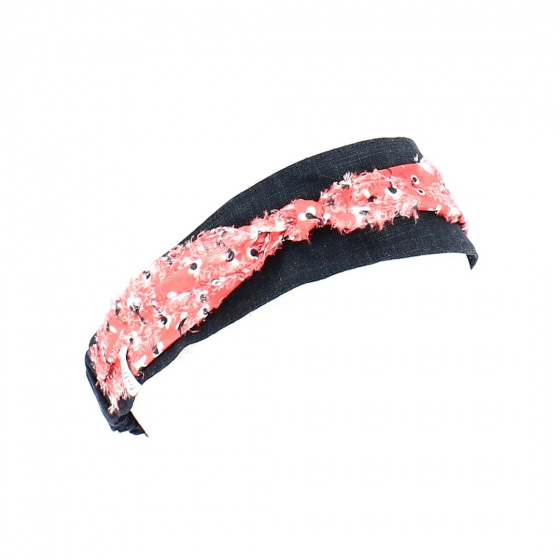Headband Poppy Fleur Linen - Traclet