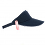 Slima Cotton & Terry Navy Visor Cap - Traclet