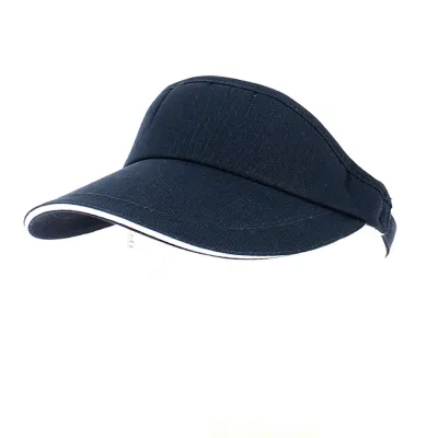 Slima Cotton & Terry Navy Visor Cap - Traclet Reference: 12472 | Traclet Hat Shop
