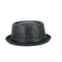 Black Porkpie Hat - Aussie Apparel