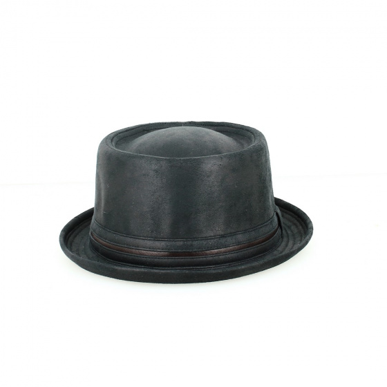 Black Porkpie Hat - Aussie Apparel