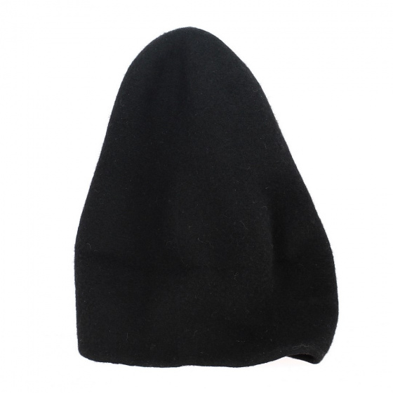 Chapeau Cône Laine Noir - Traclet