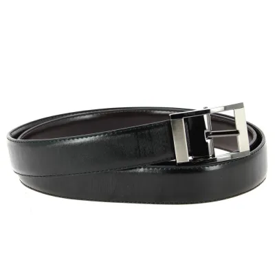 Ceinture Cuir Noir Petite Boucle - Traclet