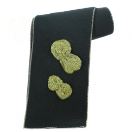 Eva Line Black Fleece Scarf - Traclet