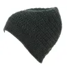 Bonnet Grosses Mailles Acrylique Noir - Traclet Reference : 12497 | Chapellerie Traclet