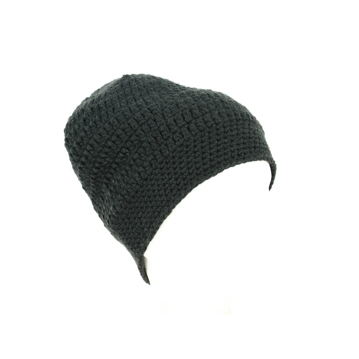 Bonnet Grosses Mailles Acrylique Noir - Traclet Reference : 12497 | Chapellerie Traclet