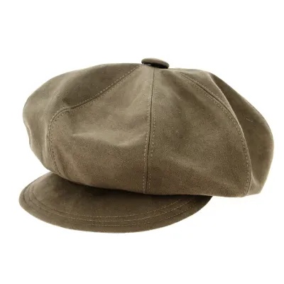 Soft Brown Newsboy Cap - Traclet Reference: 12495 | Chapellerie Traclet