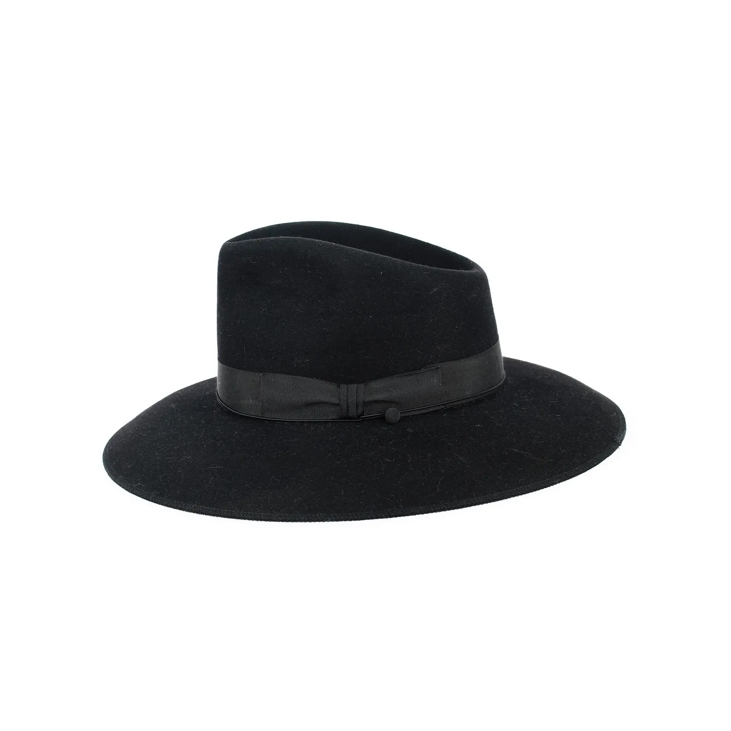 Chapeau Fedora Aristide Feutre Poil Noir - Fléchet Reference : 12501 | Chapellerie Traclet