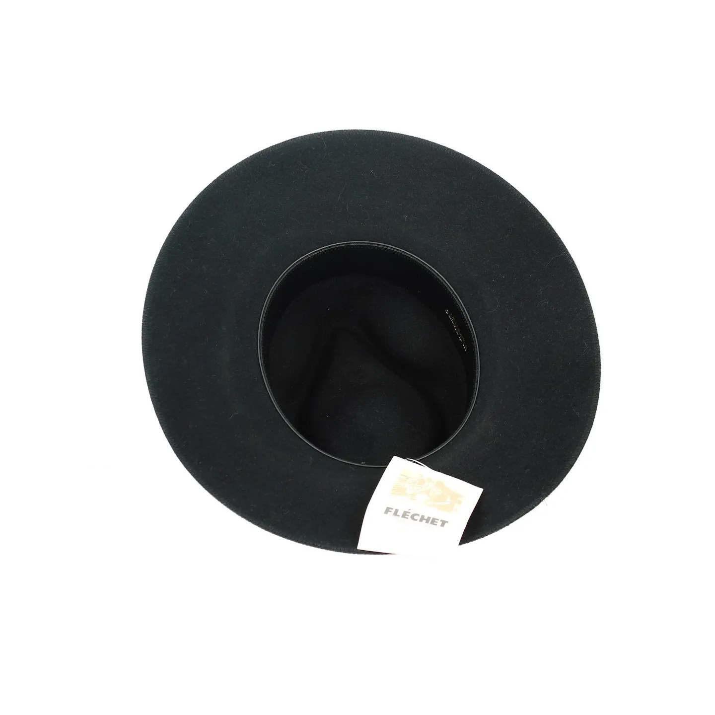 Chapeau Fedora Aristide Feutre Poil Noir - Fléchet Reference : 12501 | Chapellerie Traclet