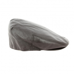Casquette Plate Mario Cuir - Fléchet