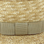 Apeldoorn Natural Straw Boater Hat - TRACLET