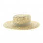 Natural Straw Apeldoorn Boater Hat - TRACLET