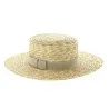 Canotier Apeldoorn Paille Naturelle - TRACLET Reference : 11621 | Chapellerie Traclet