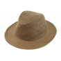 Traveller Hat Finistere Waxed Cotton Camel - Traclet