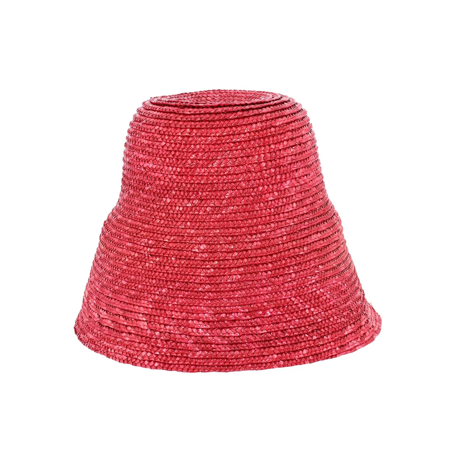 Red Cone Hat Natural Straw - Traclet Reference: 12510 | Traclet Millinery