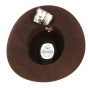 Brown Fur Felt Traveller Buffalo Hat - Broswell