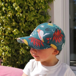 Baseball Cap Child Lazy Cotton Green - le Chapoté Paris
