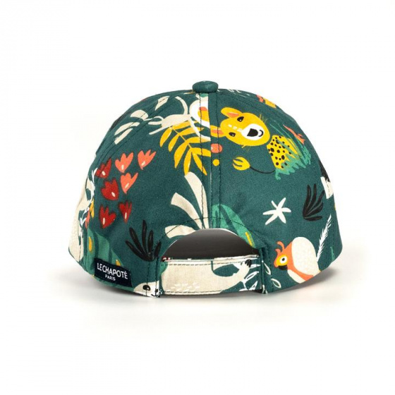 Casquette Baseball Enfant Paresseux Coton Vert - le Chapoté Paris
