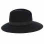 Occitane Capeline Black Wool Felt - Traclet