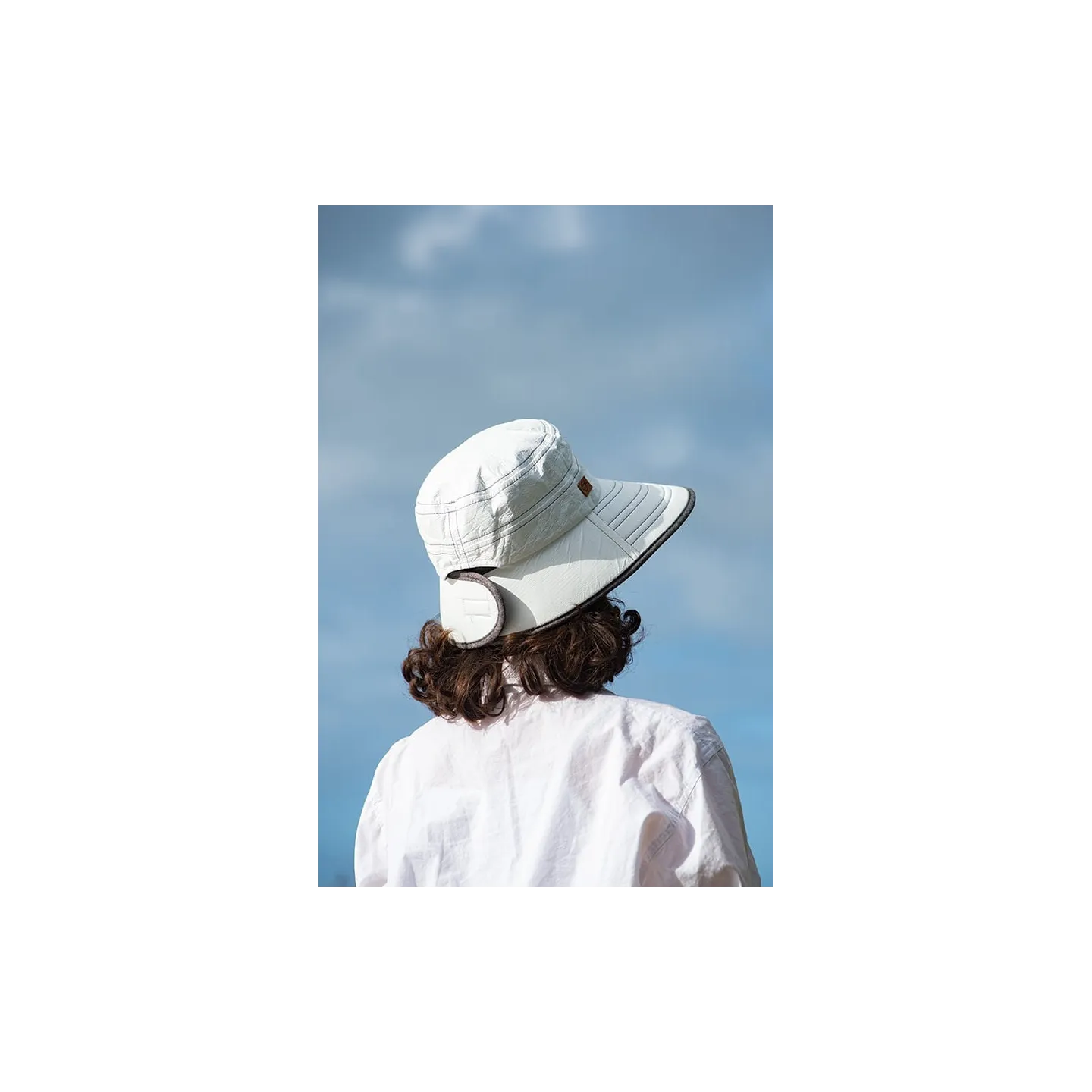 White & Grey Nantes Cap - Soway Reference: 10562 | Traclet Hat Shop