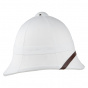 English-type Colonial Helmet White