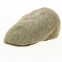 Leandro Chevron Linen Duck Bill Cap - Traclet