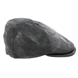 Casquette Hatteras Mendes Cuir Noir - Fléchet