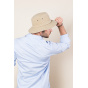Tanzania Cotton Safari Hat Beige UPF 50+ - Crambes