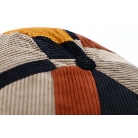 Montreal Patchwork Cotton Irish Cap - Traclet