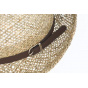 Trilby Linz Natural Straw Trilby Hat - Traclet